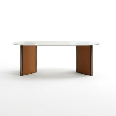Dining room table oval designer luxury tables wood modern 200x100 oval
