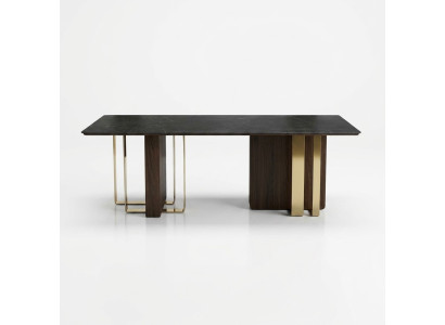Black designer dining table dining room furniture luxury wooden tables 240x100