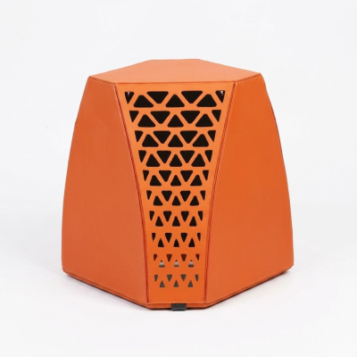 Living room coffee table orange style modern material wood luxury