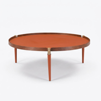 Coffee table living room furniture luxury modern design table orange coffee tables