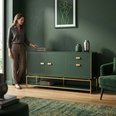 Dining room sideboard, modern style, wood material, new luxury design dresser