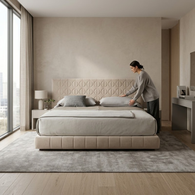 Bed Pillow Design Luxury Double Beds Sleeping Room Luxury 180x200