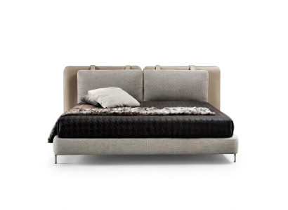 Bedroom large double bed stylish bed wood new luxury modern