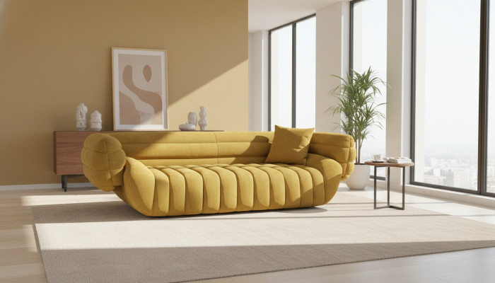Living room sofa, 4-seater sofas, luxury upholstered sofas, luxury designer couch.