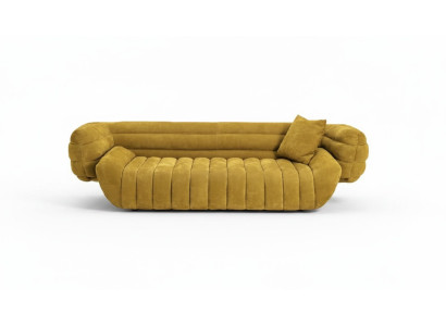 Three-seater sofa, 3-seater luxury couches, white upholstery, designer furniture, new