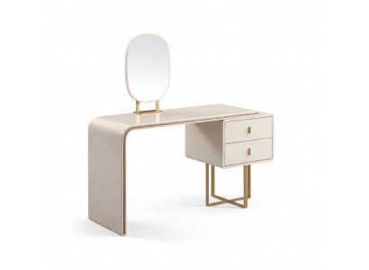White dressing table bedroom furniture sideboard mirror 2-piece console
