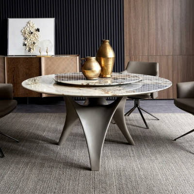 Luxury dining table round dining tables dining room round table material wood tables