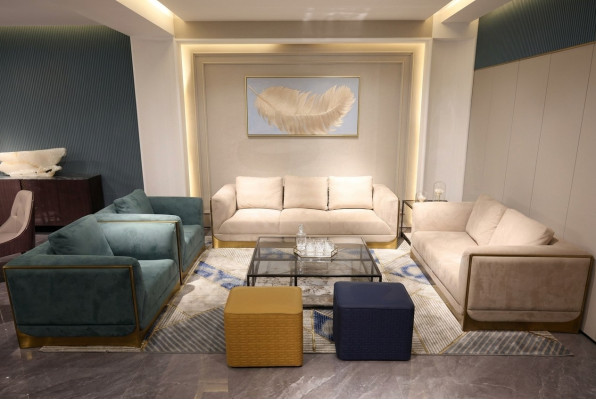 Living Room Sofa Set 3+3 Seater Modern Set Design Sofa Couch Furniture