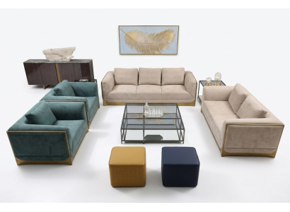 Living Room Sofa Set 3+3 Seater Modern Set Design Sofa Couch Furniture
