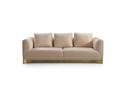 3-seater sofa, living room sofas, luxury style, modern beige couch furniture