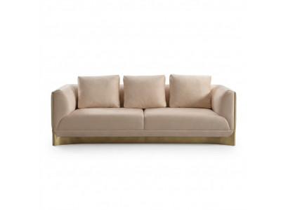 3-seater sofa, living room sofas, luxury style, modern beige couch furniture