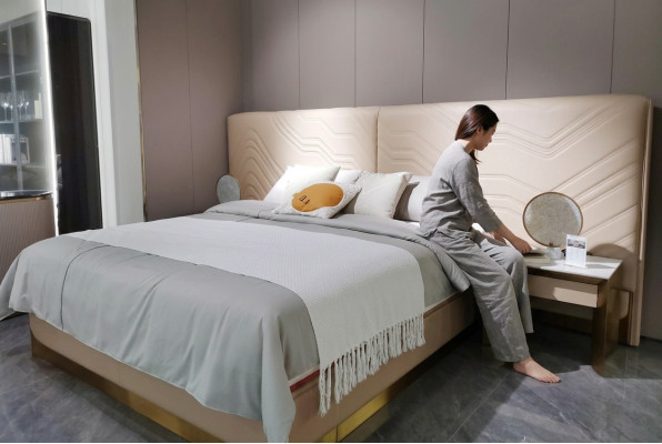 Elegant double bed luxurious bedroom bed stylish bed