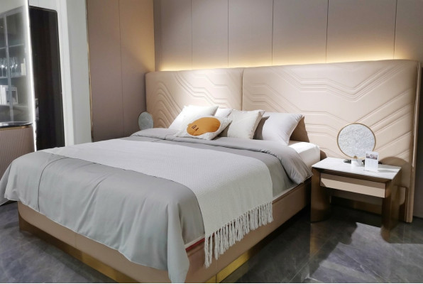 Elegant double bed luxurious bedroom bed stylish bed