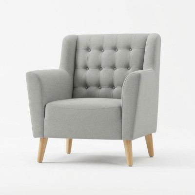 Armchair Chesterfield Couch Upholstery Furniture Interior Sofa Single-seater New