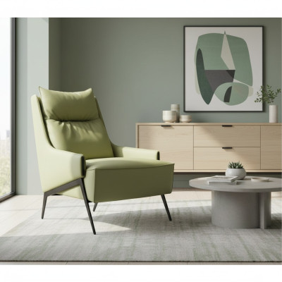 Living room armchair 1 seat couch upholstery luxury textile design wood furniture