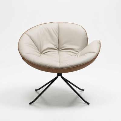 Armchair single-seater design living room upholstery wood single modern white new