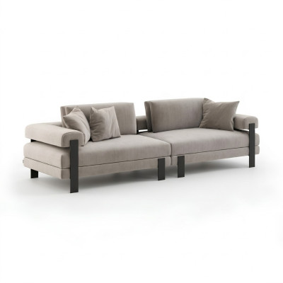 Living Room Sofa 2-Seater Luxury Designer Couch Upholstered Sofas Modern New