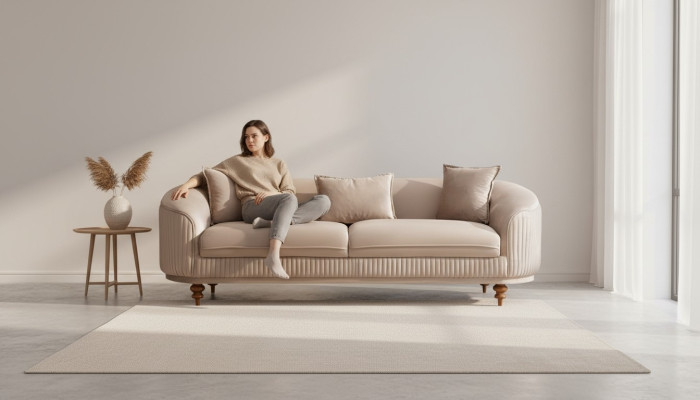 Sofa 3 seater design sofas upholstery modern seating fabric new furniture couch