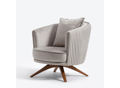 Design armchair couch upholstery luxury 1-seater textile velvet single-seater new
