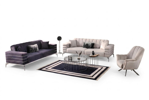 Sofa set 3 3 1 design couch upholstered sofas modern group set new