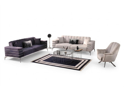 Sofa set 3 3 1 design couch upholstered sofas modern group set new