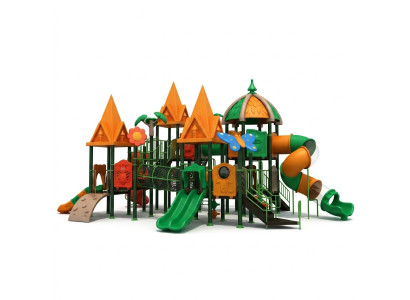 Play tower with slide climbing tower play equipment outdoor playground