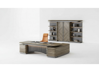 Office set corner desk cabinet group suite 2-piece desk