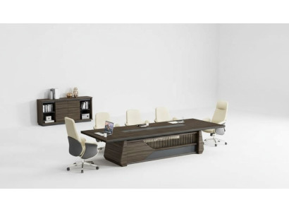 Office Furniture Modern Brown Conference Table Luxury Meeting Table New