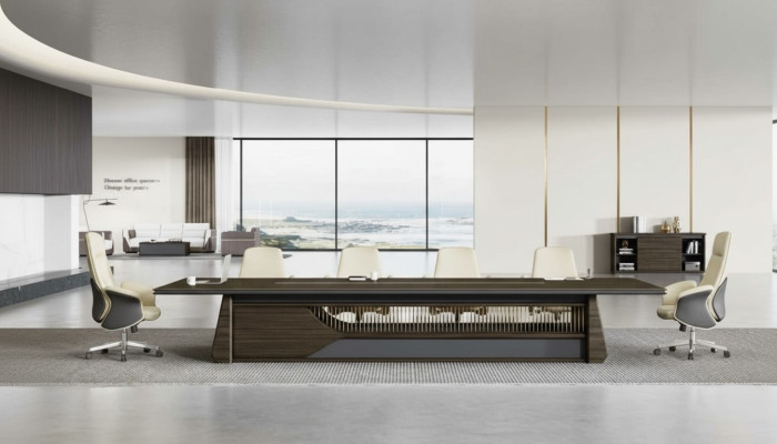 Conference table meeting table luxury office furniture modern brown tables