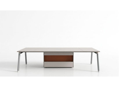 Large desk office setup team table designer office furniture