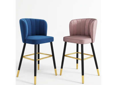 Bar stool chair designer wood chair dining chair stool bar pink new