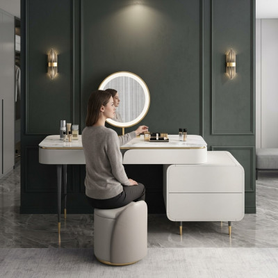 Table Console Mirror Vanity Bedroom Consoles Luxury New