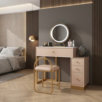 Designer makeup table bedroom console table mirror luxury new