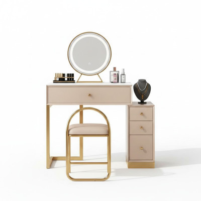 Designer makeup table bedroom console table mirror luxury new
