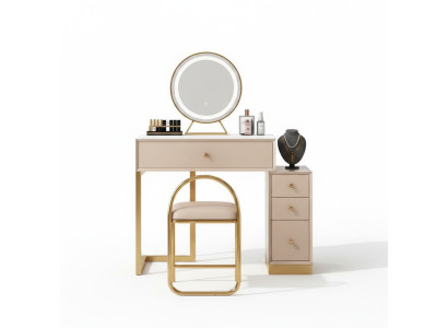 Designer makeup table bedroom console table mirror luxury new