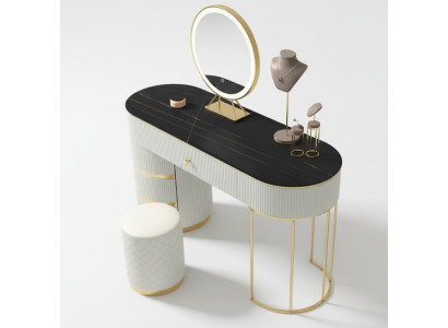 Dressing table mirror console makeup tables table consoles stainless steel