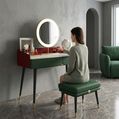 Dressing table mirror console bedroom wood table luxury new