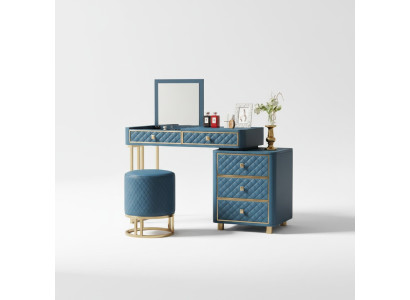 Vanity table cosmetic table mirror design console chest of drawers tables