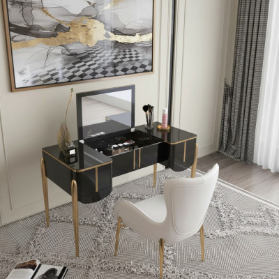 Modern dressing table mirror luxury console dresser bedroom new