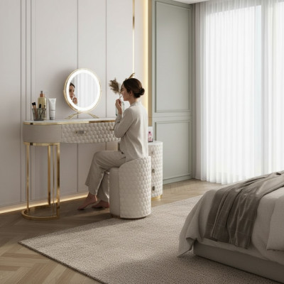 Design luxury furniture dressing table console modern bedroom