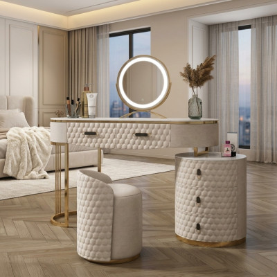Design luxury furniture dressing table console modern bedroom