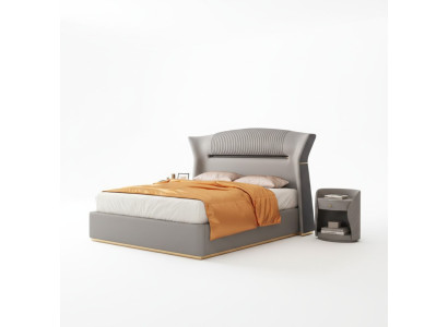Bedroom bed upholstered bed double bed design luxury double 180x200