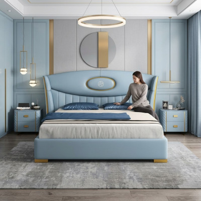 Bed, Bedroom, Modern Bed Frame, New Bed Upholstery Design, Luxury Furniture
