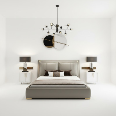 Modern bedroom bed luxury double 180x200 furniture bedding furnishings