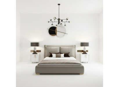 Modern bedroom bed luxury double 180x200 furniture bedding furnishings