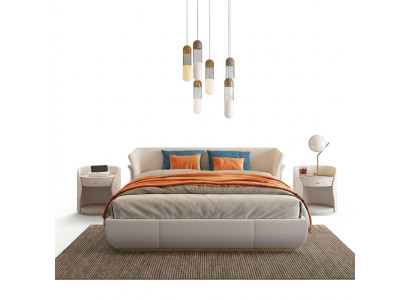 Bed cushion design luxury double beds bedroom 180x200cm new