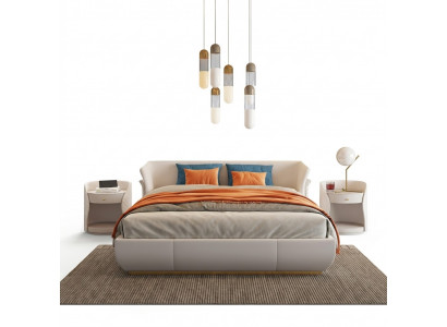 Bed cushion design luxury double beds bedroom 180x200cm new