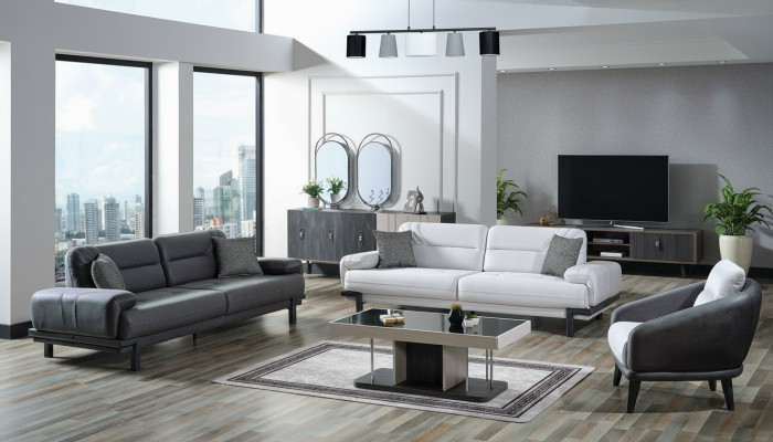 Sofa set 3+3+1 seater textile modern complete armchair sofa 3 seater luxury