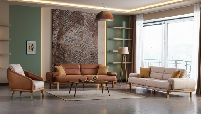 3+3+1 Seat Sofa Set Luxury Furniture Set Modern 3-piece Sofa Set