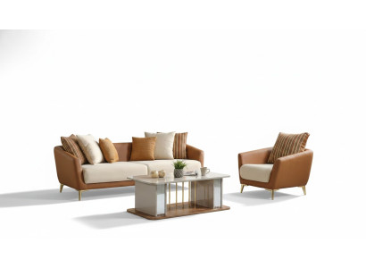 Luxury sofa set living room sofa set sofa combination 3+1+coffee table modern new